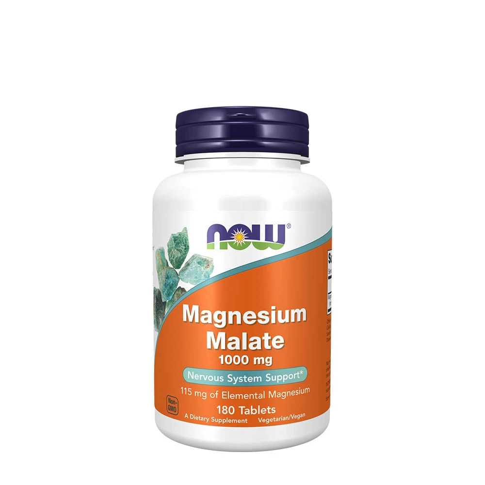 NOW Foods - Magnesium Malate, 1000mg - 180 tabs