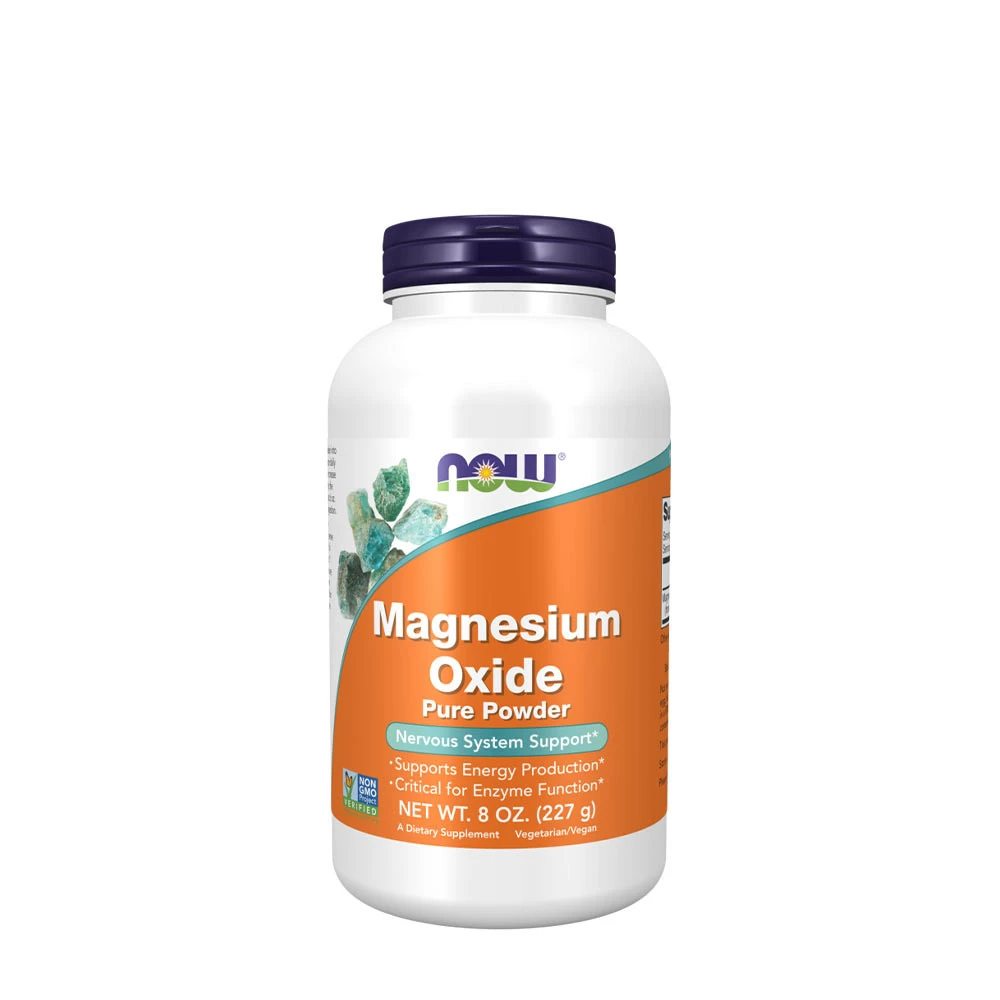 NOW Foods - Magnesium Oxide, Pure Powder - 227g