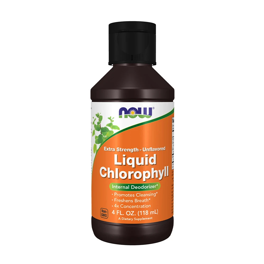 NOW Foods - Extra Strength Liquid Chlorophyll, Unflavoured - 118 ml.
