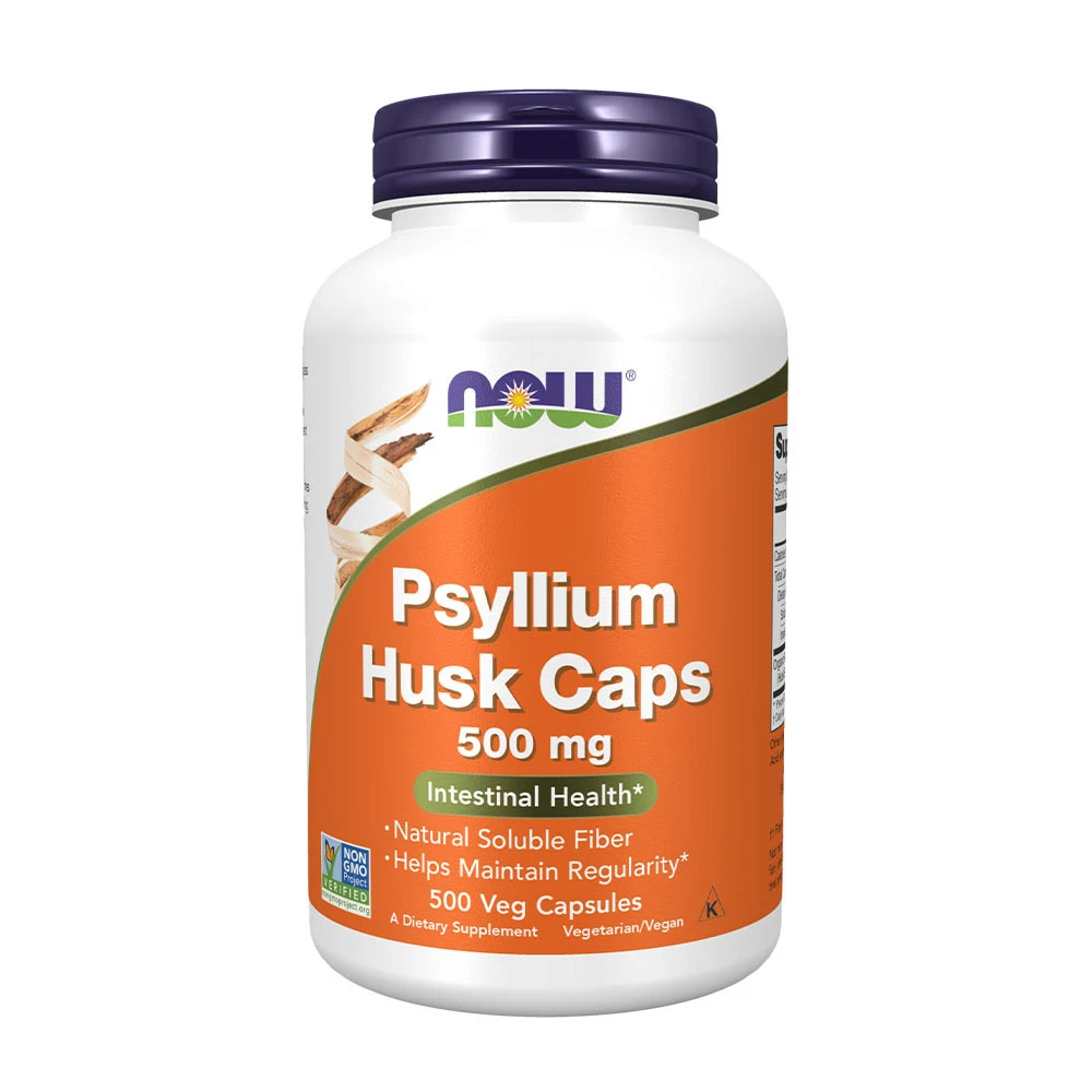 NOW Foods – Psyllium Husk 500 mg, 500 Veg Kapsler