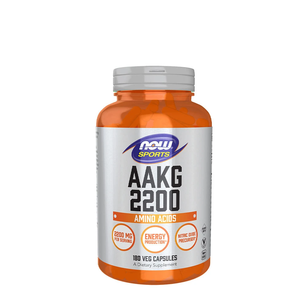 NOW Foods – AAKG 2200, 180 Veg Capsules