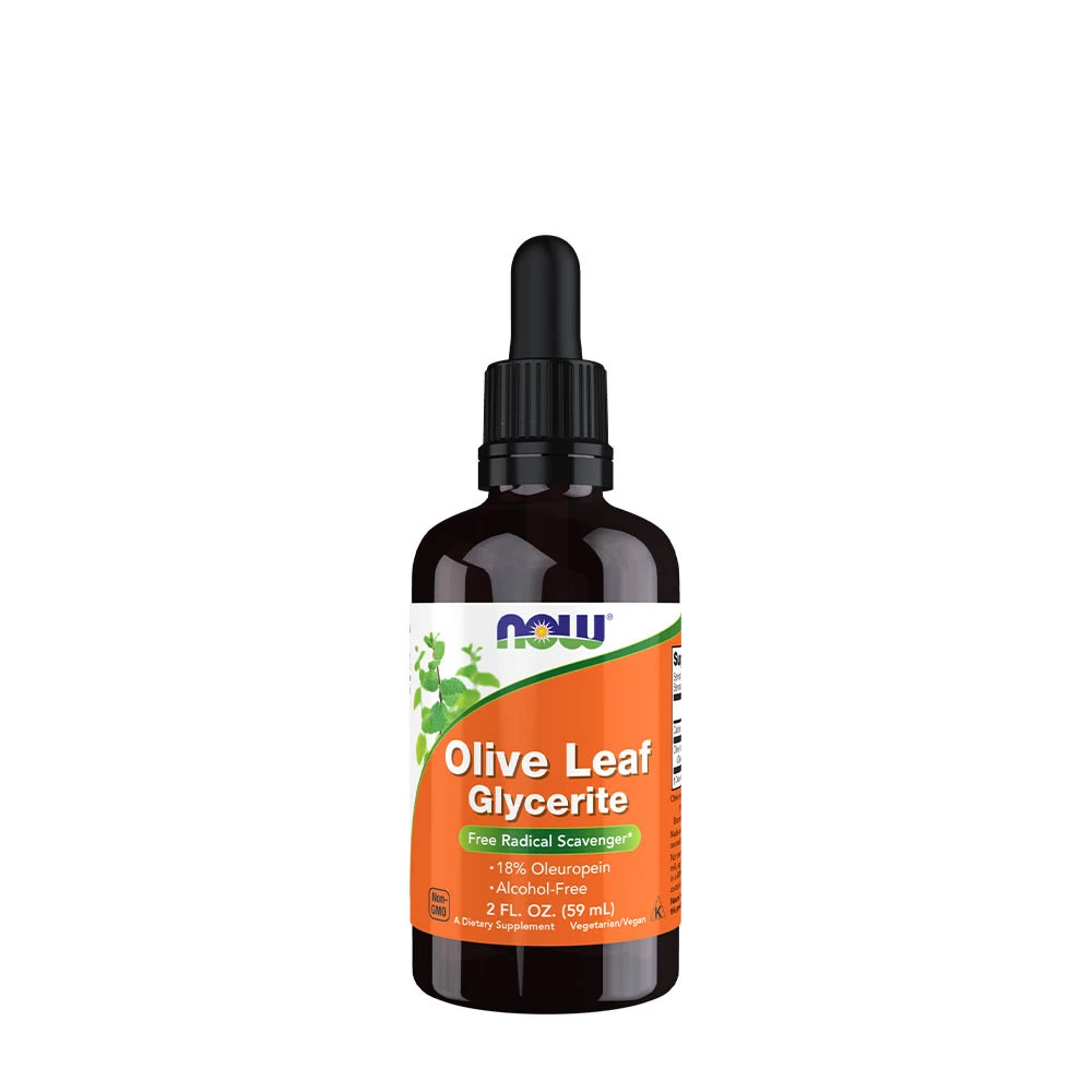 NOW Foods - Olive Leaf Glycerite - 59 ml.