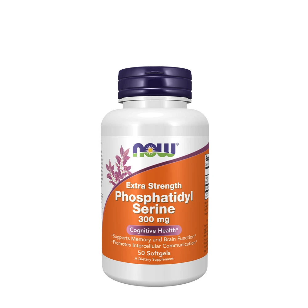 NOW Foods - Phosphatidyl Serine, 300mg Extra Strength - 50 softgels