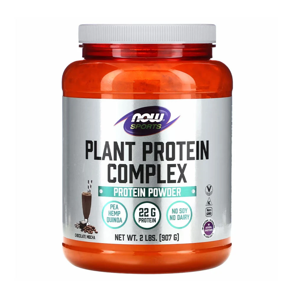 NOW Foods - Plant Protein Complex, Chocolate Mocha - 907g