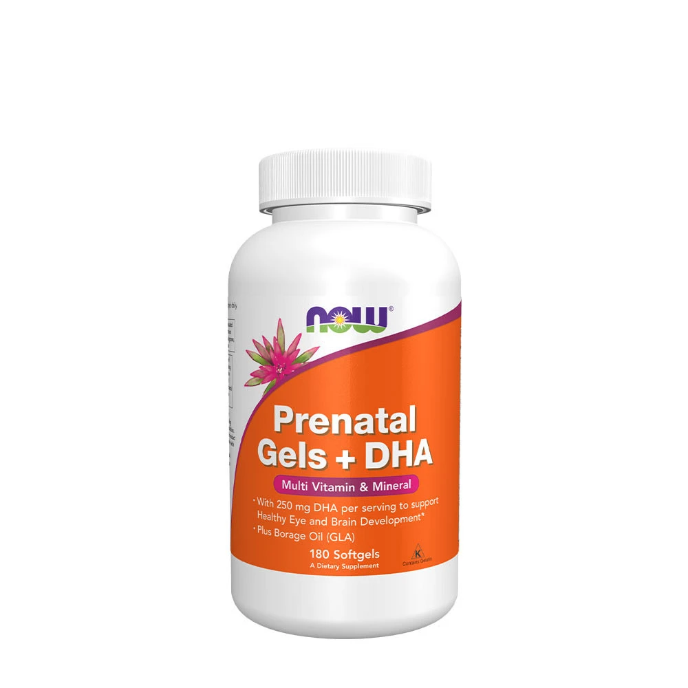 NOW Foods - Prenatal Gels + DHA - 180 softgels