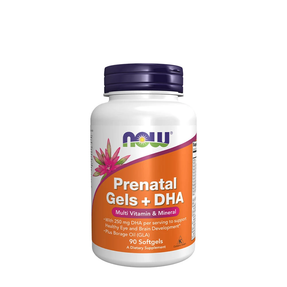 NOW Foods - Prenatal Gels + DHA - 90 softgels