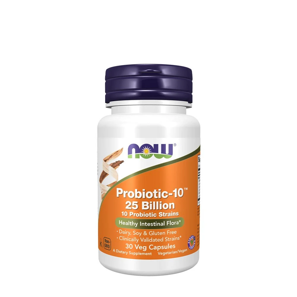 NOW Foods - Probiotic-10, 25 Billion - 30 vcaps