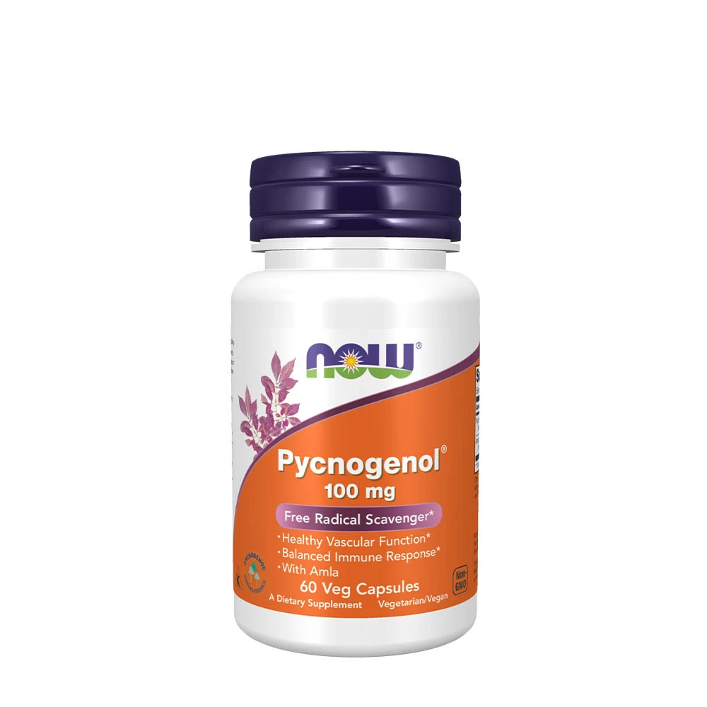 NOW Foods - Pycnogenol, 100mg - 60 vcaps billede