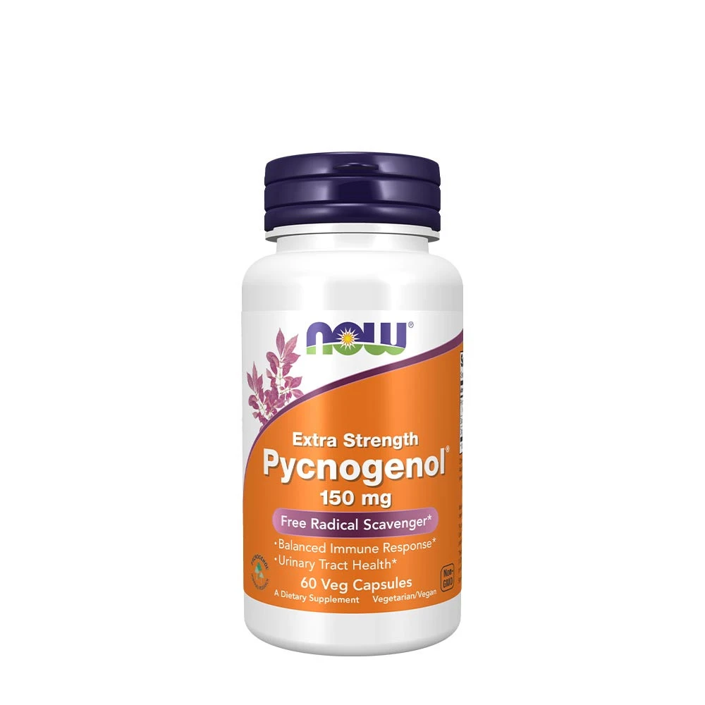 NOW Foods - Pycnogenol, 150mg Extra Strenght - 60 vcaps billede