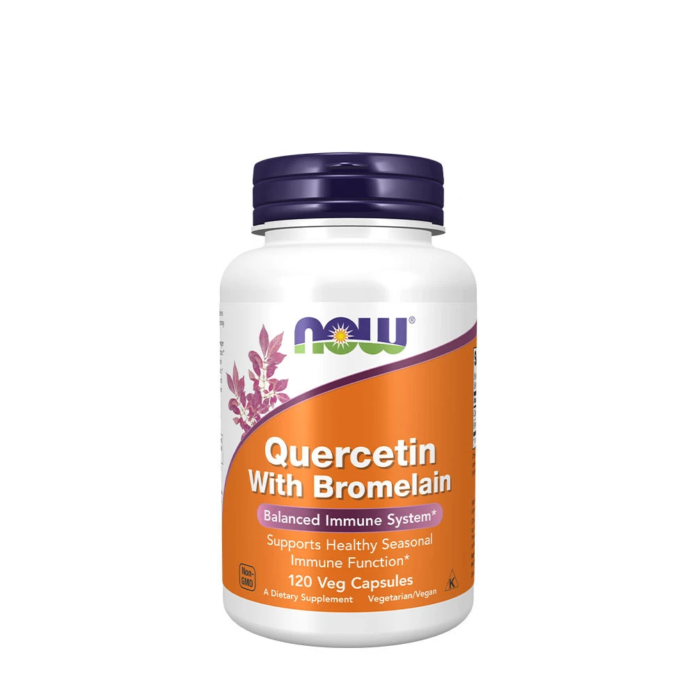 Quercetin med bromelain - 120 vegetabilske kapsler