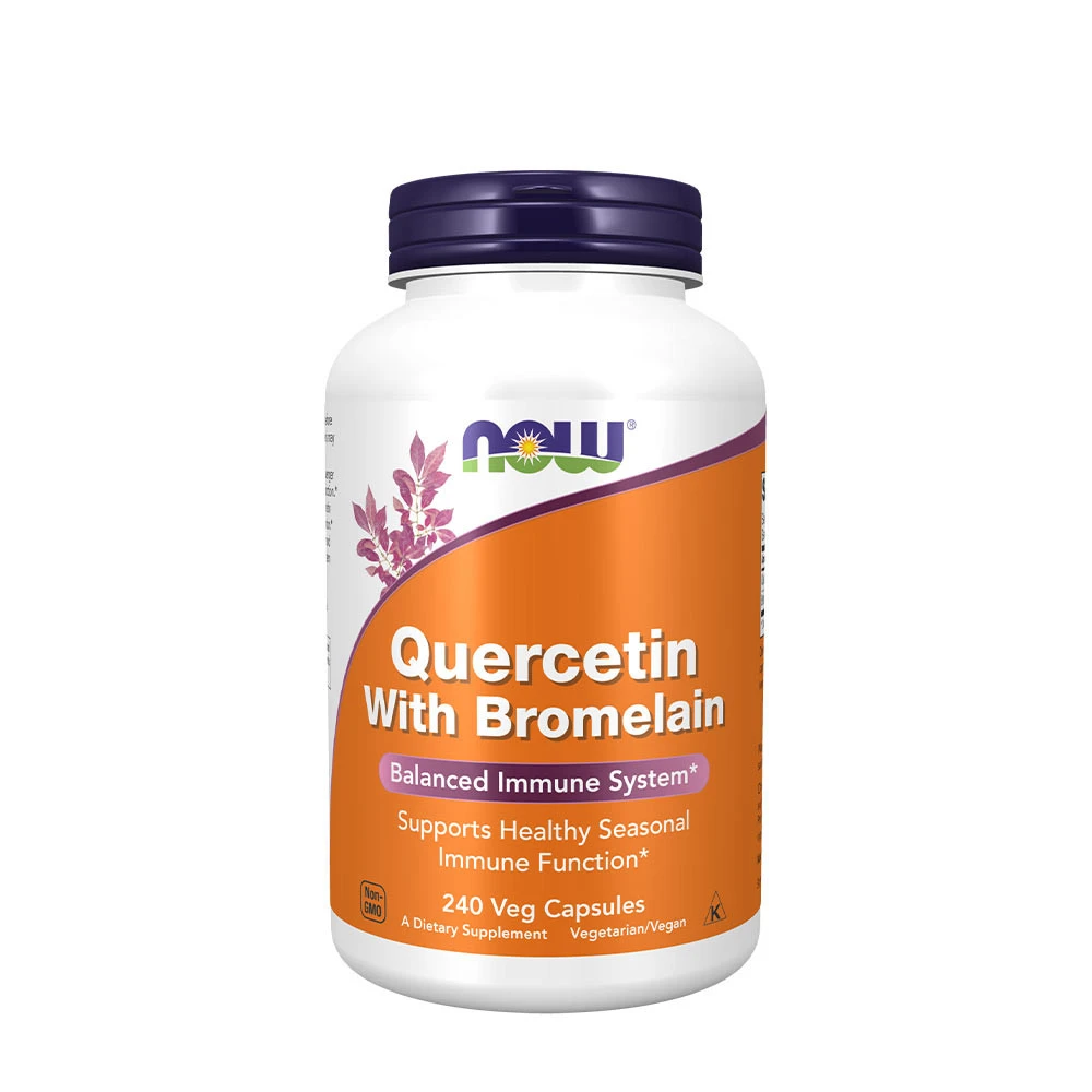 NOW Foods - Quercetin with Bromelain - 240 vcaps