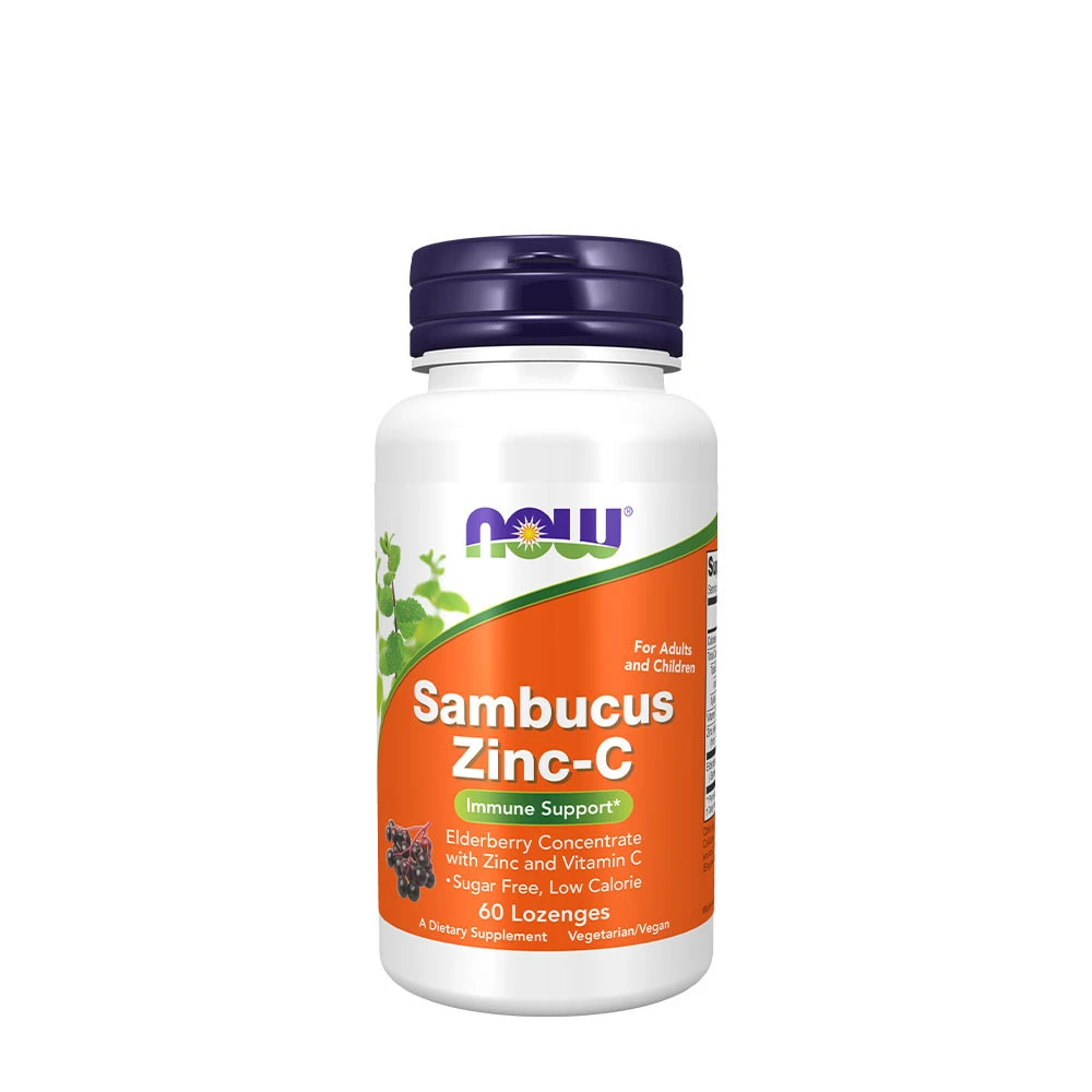 NOW Foods - Sambucus Zinc-C - 60 lozenges