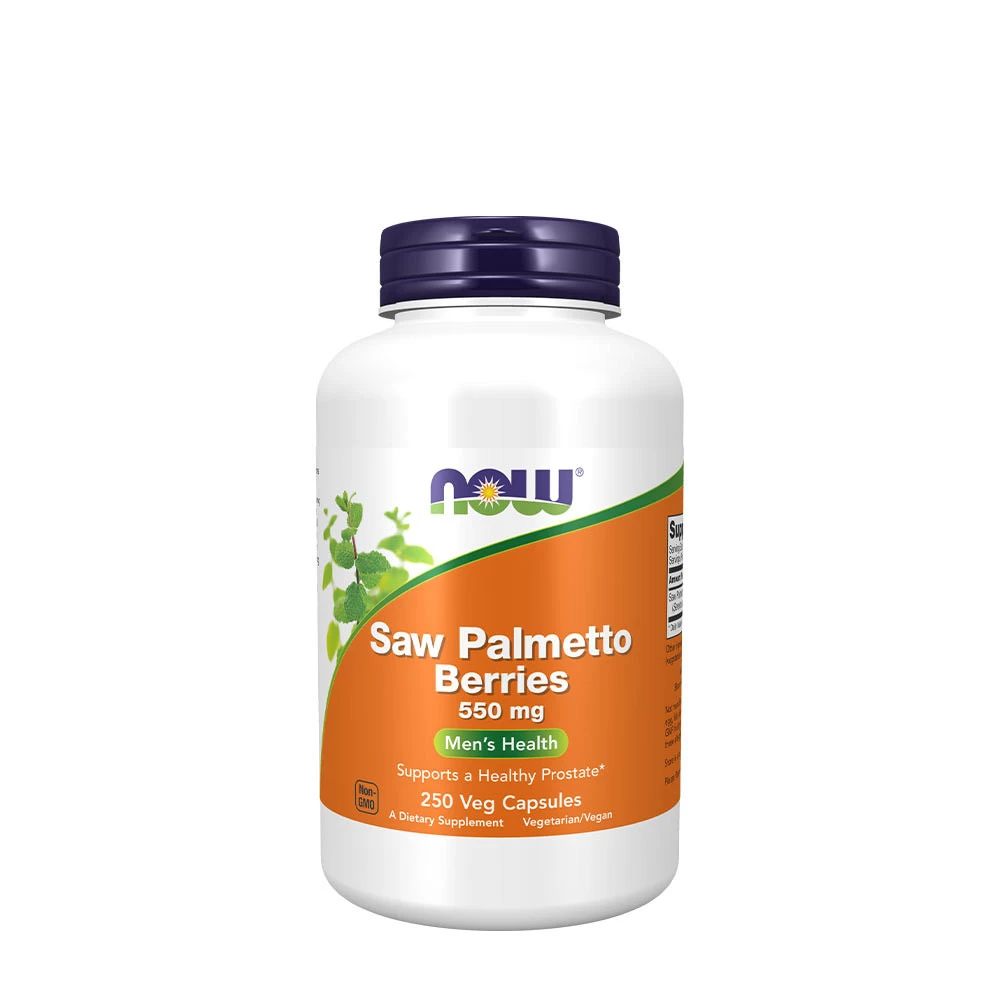 NOW Foods - Saw Palmetto Berries, 550mg - 250 vcaps