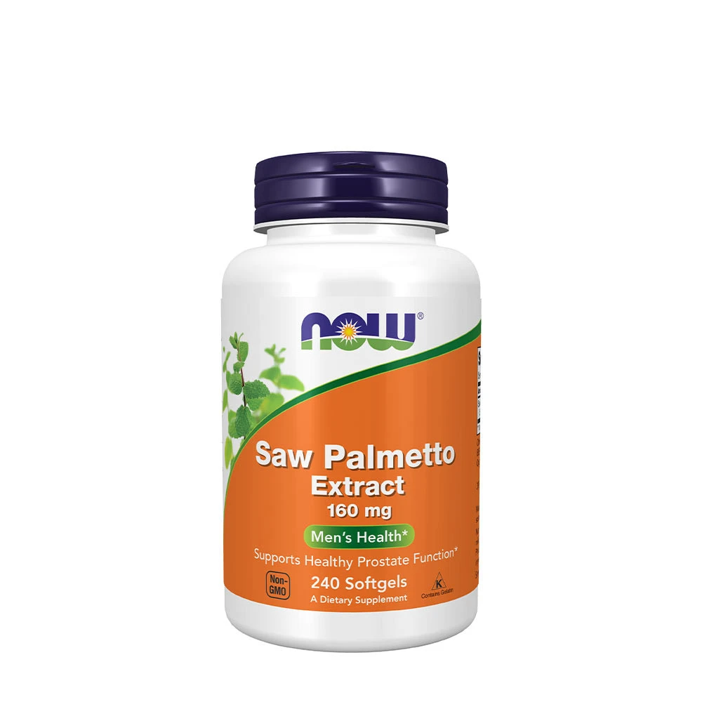 NOW Foods - Saw Palmetto Extract, 160mg - 240 softgels