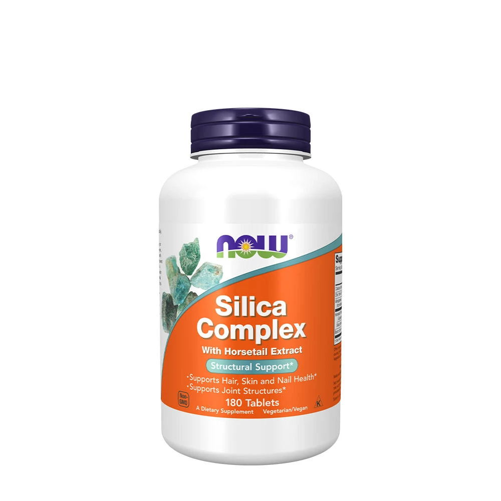 NOW Foods - Silica Complex with Horsetail Extract - 180 tablets