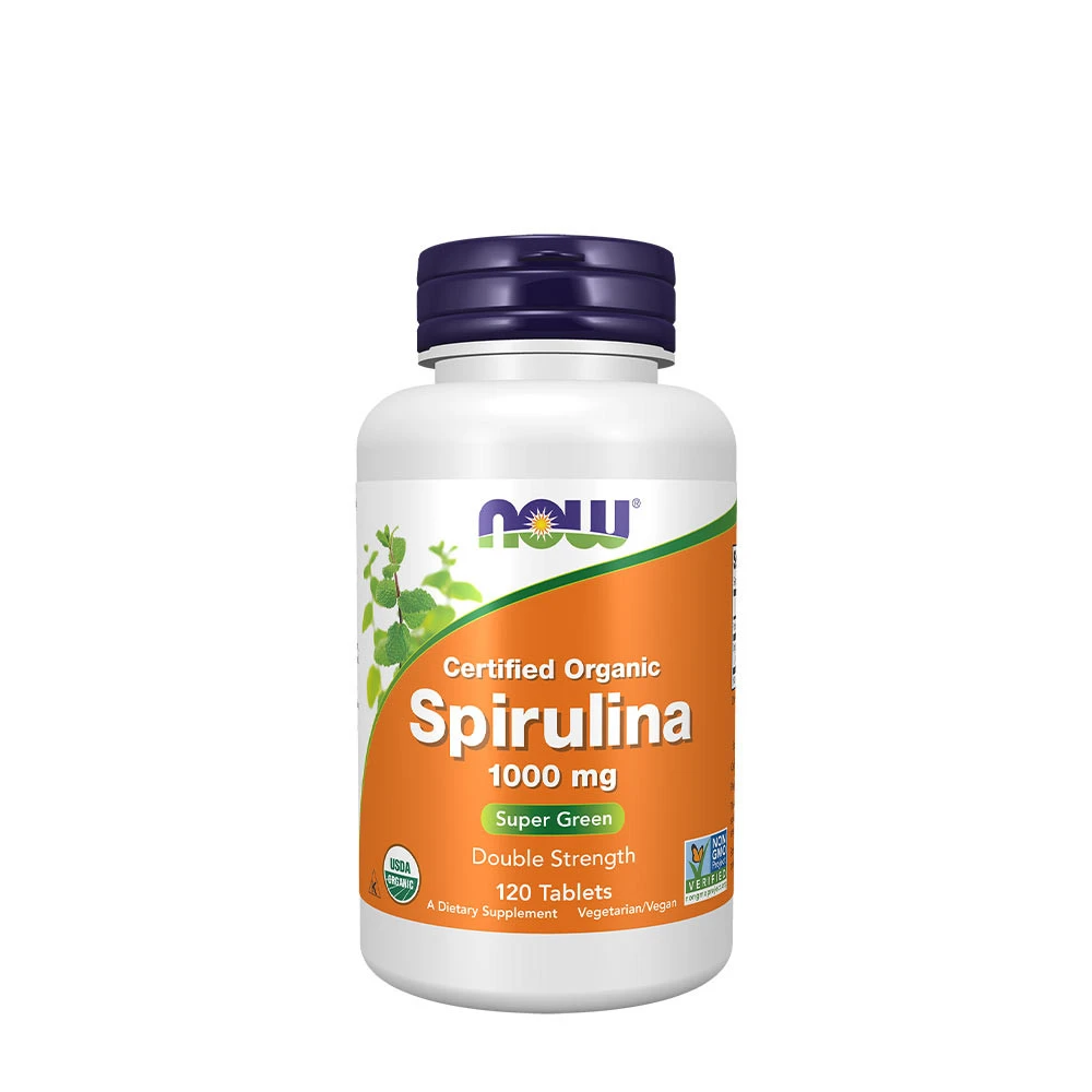 Økologisk Spirulina, 1000mg - 120 tabletter