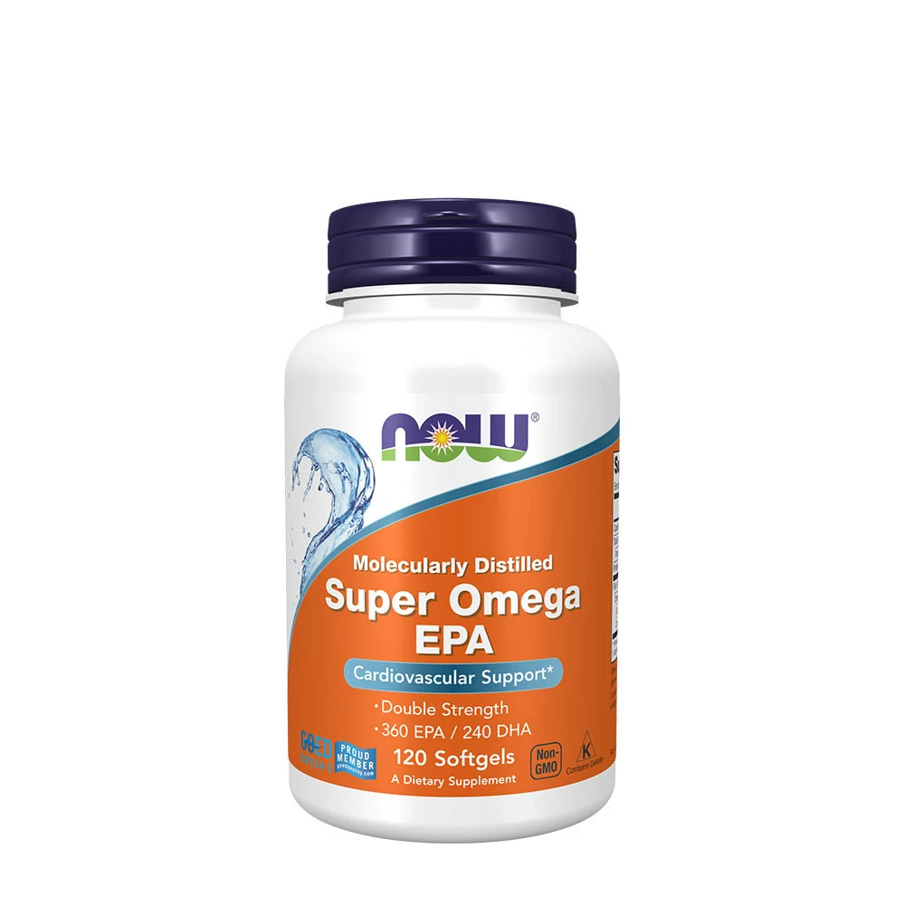 NOW Foods - Super Omega EPA Molecularly Distilled - 120 softgels