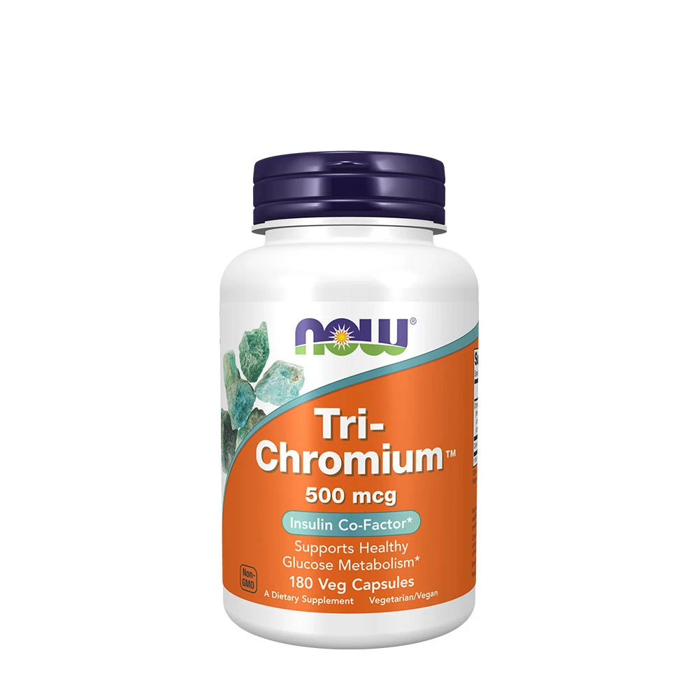 NOW Foods - Tri-Chromium, 500mcg - 180 vcaps