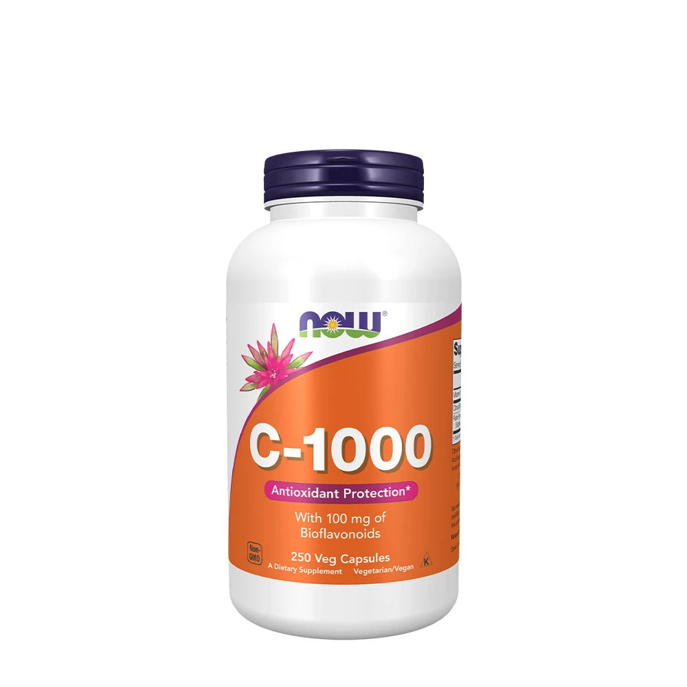 NOW Foods - Vitamin C-1000 with 100mg Bioflavonoids - 250 vcaps