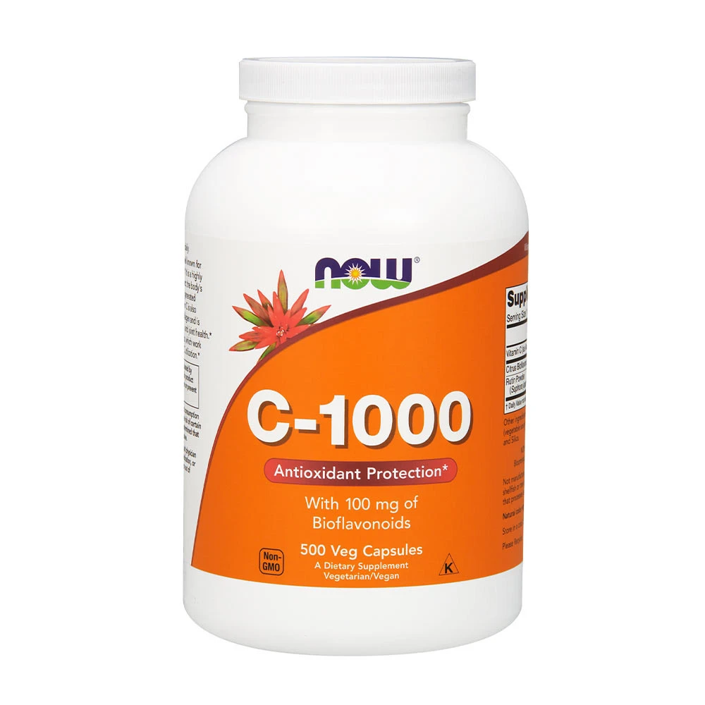NOW Foods - Vitamin C-1000 with 100mg Bioflavonoids - 500 vcaps