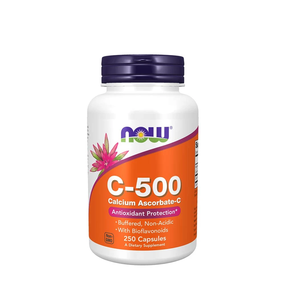 NOW Foods - Vitamin C-500 Calcium Ascorbate-C - 250 caps