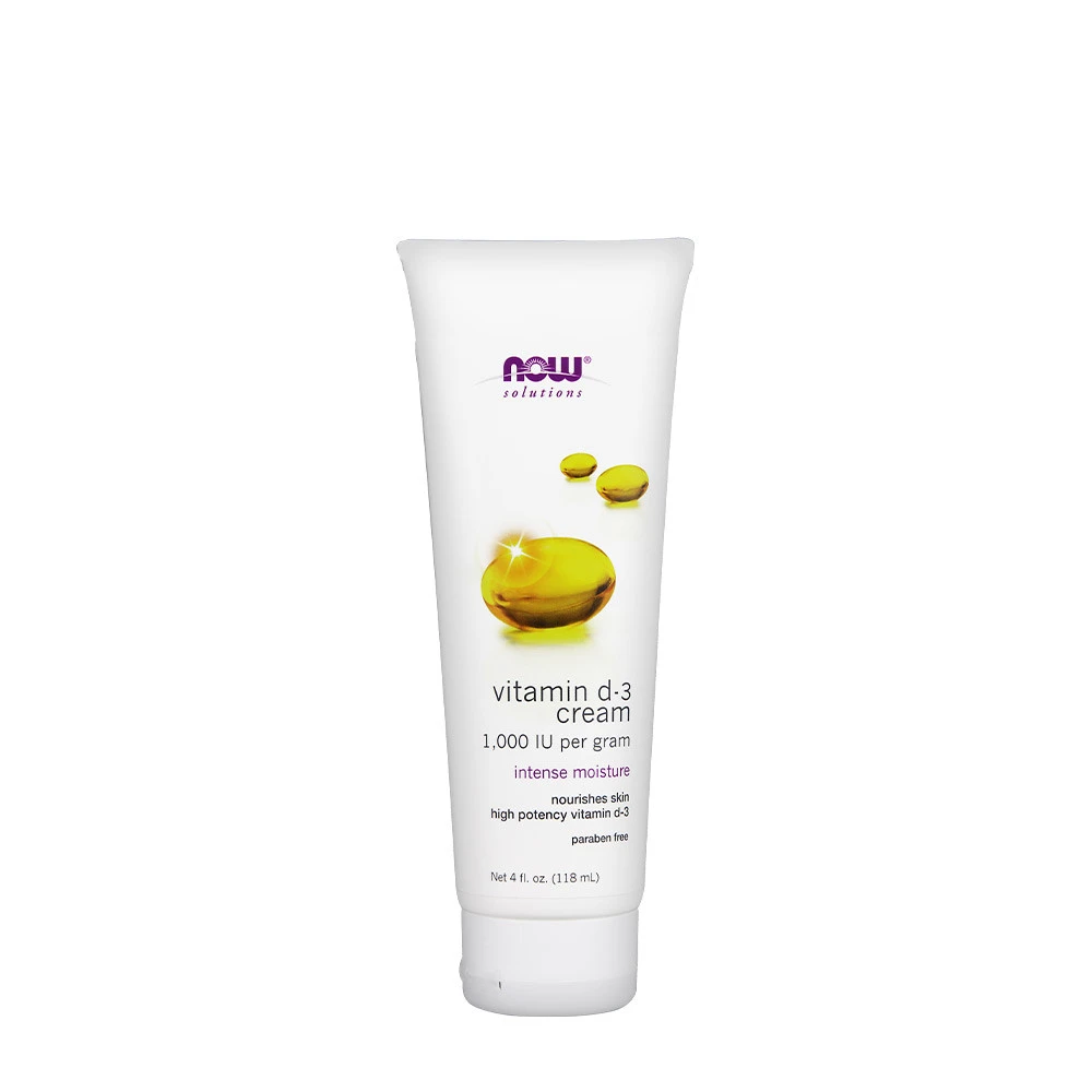 NOW Foods - Vitamin D-3 Cream - 118 ml.