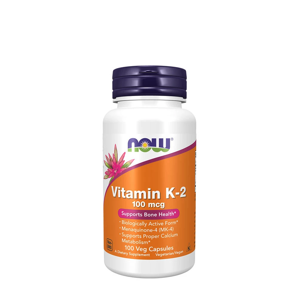 NOW Foods - Vitamin K-2, 100mcg - 100 vcaps