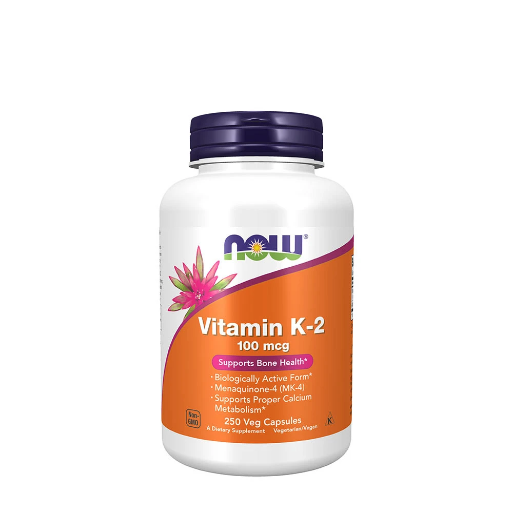 NOW Foods - Vitamin K-2, 100mcg - 250 vcaps
