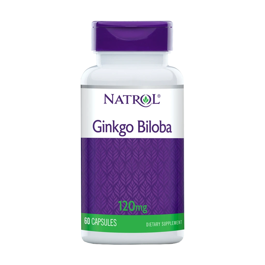 Natrol - Ginkgo Biloba 120 mg, 60 kapsler