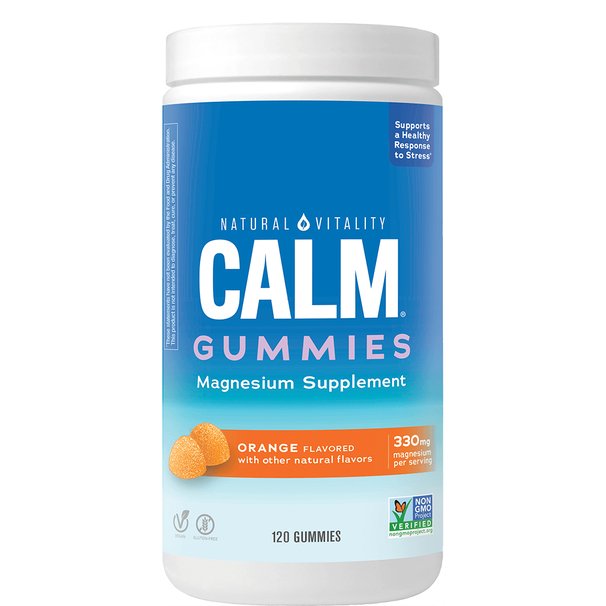 Natural Vitality - Calm Gummies, Orange - 120 gummies