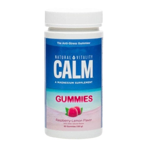 Natural Vitality - Calm Gummies, Raspberry Lemon - 60 gummies