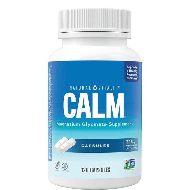 Natural Vitality - Calm Magnesium Glycinate 120 kapsler