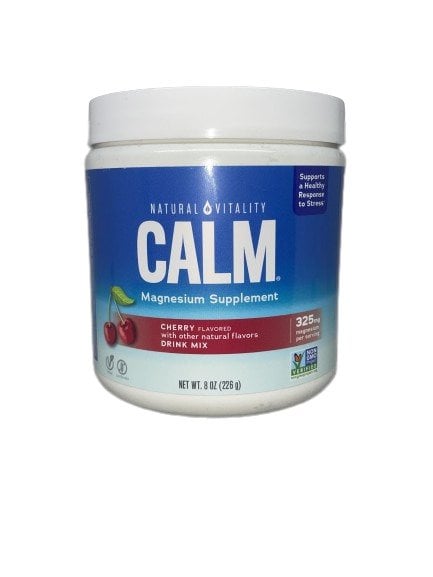 Natural Vitality - Calm Magnesium Powder, Cherry - 226g