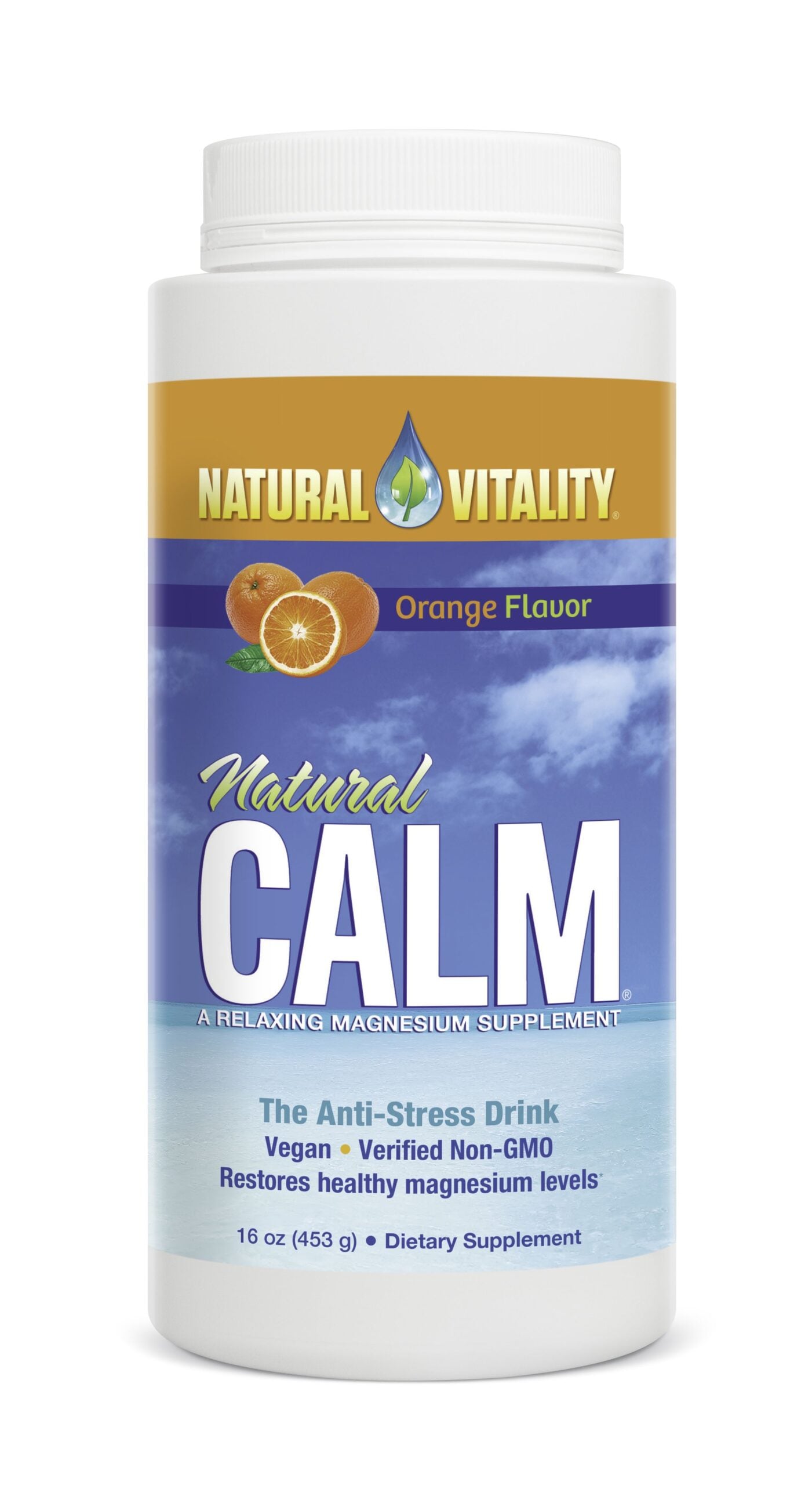 Natural Vitality - Natural Calm, Orange - 453g