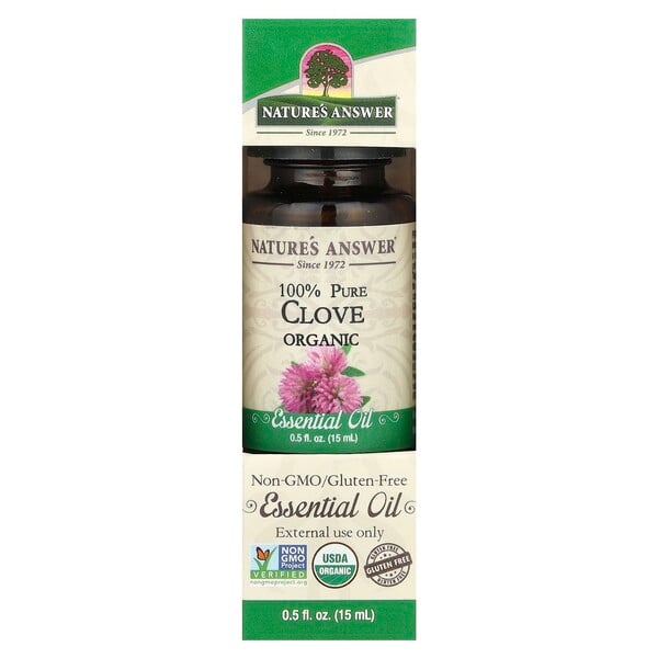 Nature's Answer - 100% Ren Nellike Æterisk Olie 15 ml