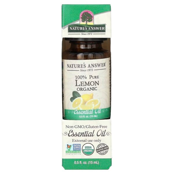 Nature's Answer - 100% Pure Lemon Essential Oil - 15 ml.