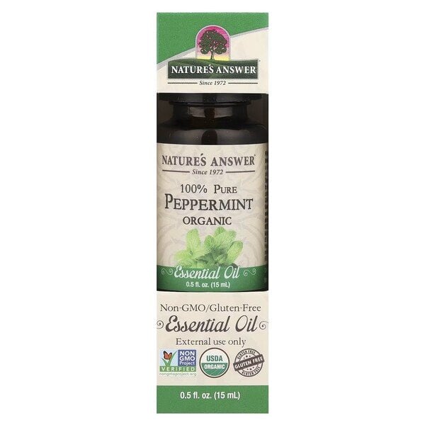 Nature's Answer - 100% Ren Pebermynte Æterisk Olie 15 ml