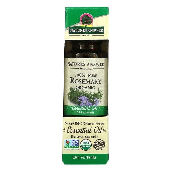 Nature's Answer - 100% Ren Rosmarin Æterisk Olie 15 ml