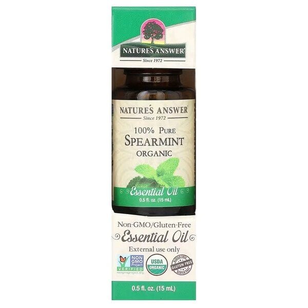 Nature's Answer - 100% Ren Spearmint Æterisk Olie 15 ml