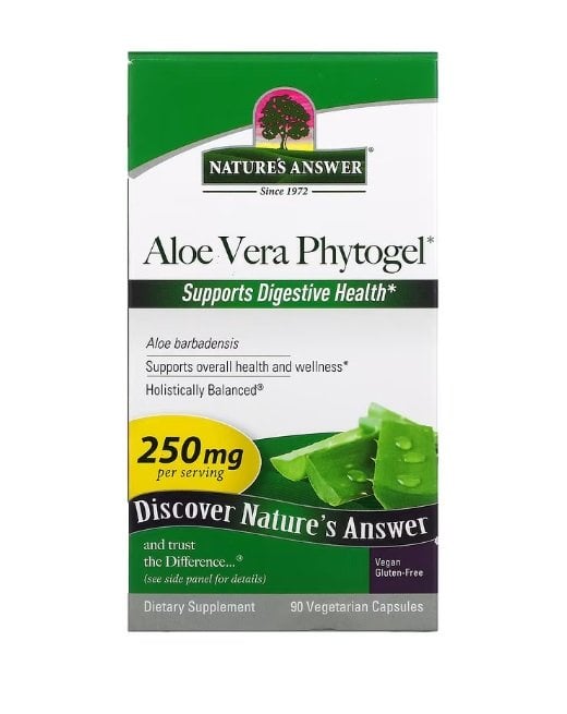 Nature's Answer - Aloe Vera, 250mg - 90 vcaps