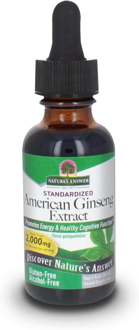 Nature's Answer - Amerikansk Ginseng Ekstrakt 2000 mg, 30 ml