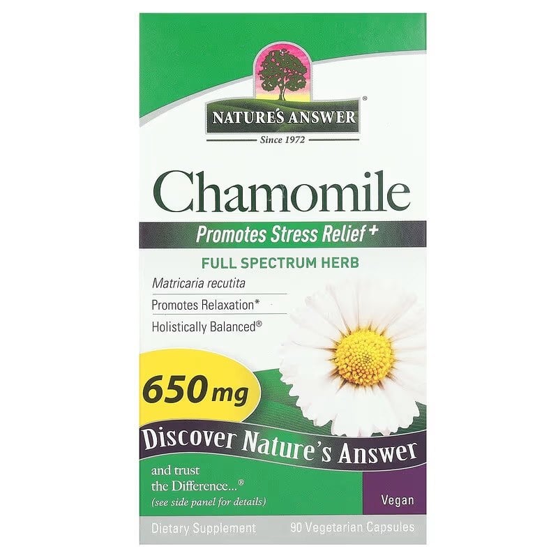 Nature's Answer - Chamomile, 650mg - 90 vcaps