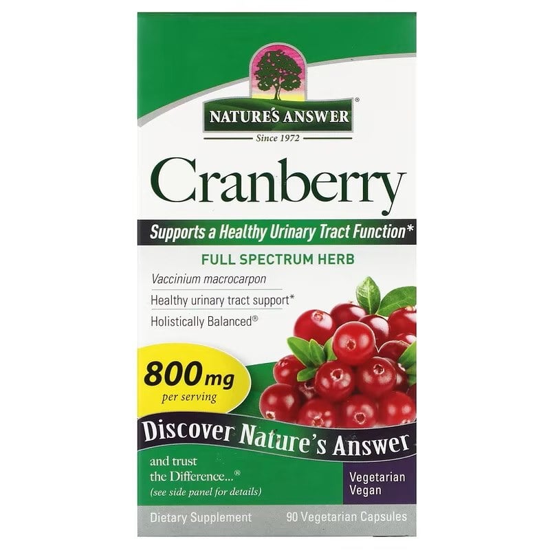 Nature's Answer - Cranberry, 800mg - 90 vcaps