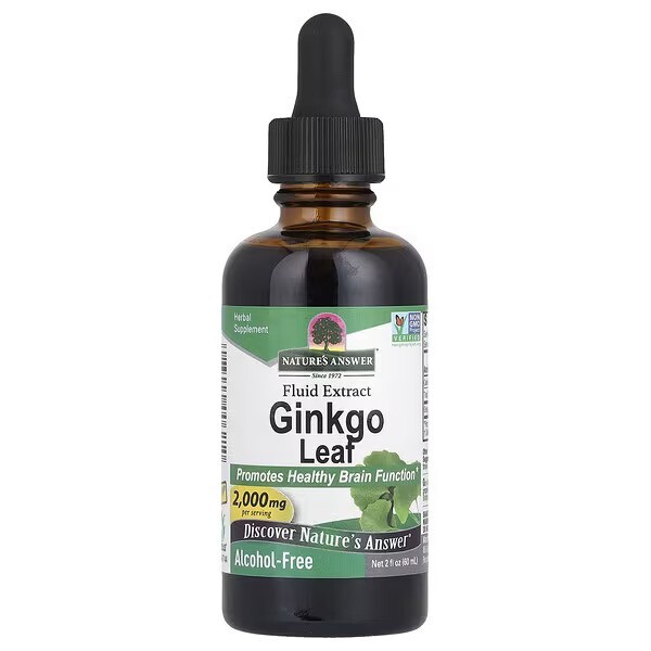 Nature's Answer - Ginkgo Leaf 2000 mg, 60 ml