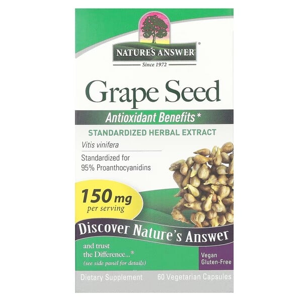Vindruekerneekstrakt, 150 mg - 60 vegetabilske kapsler