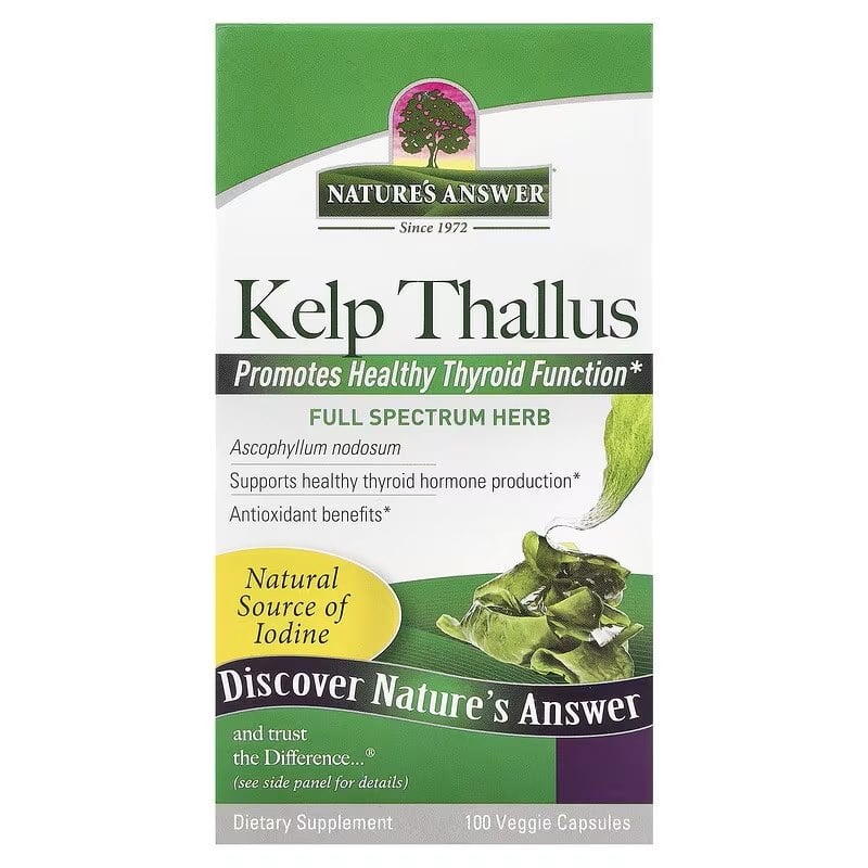Blæretang (Kelp) Thallus - 100 vegetabilske kapsler