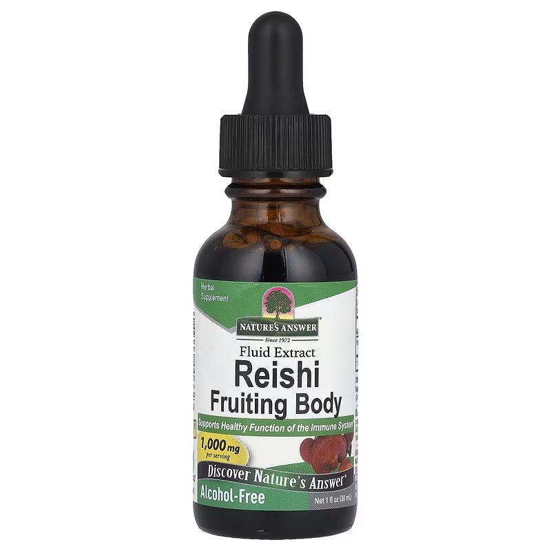 Nature's Answer - Reishi Fruiting Body, 1000mg - 30 ml.