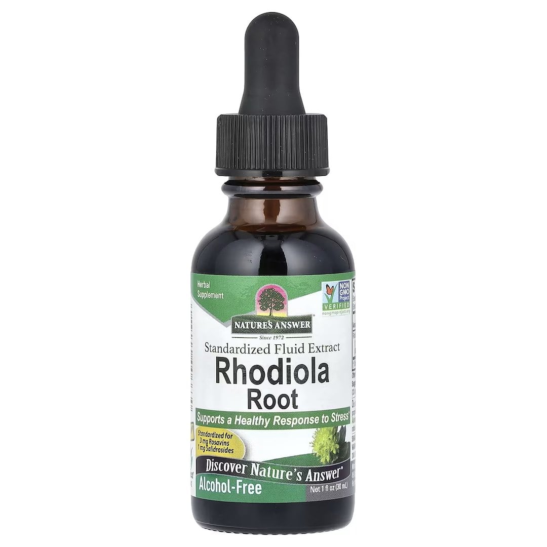 Nature's Answer - Rhodiola Root, 1000mg - 30 ml.
