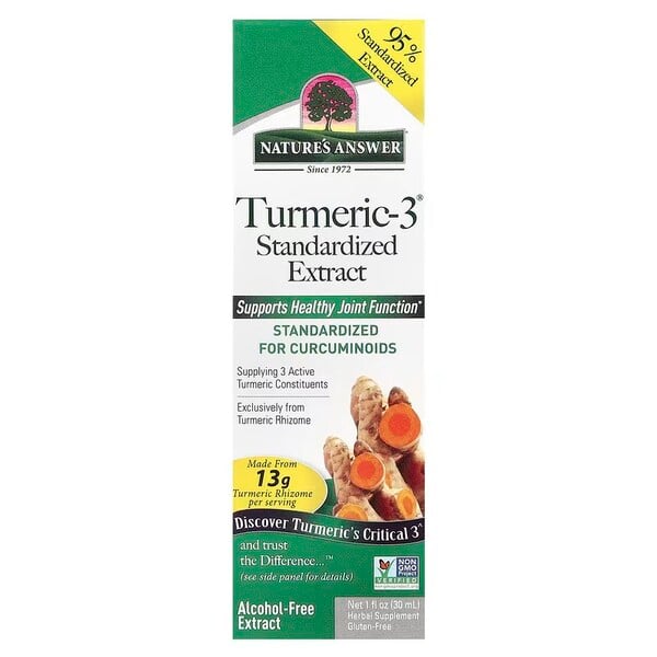 Nature's Answer - Turmeric-3 Standardized Extract - 30 ml.