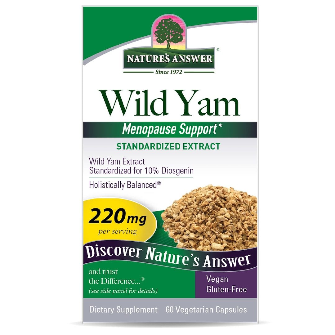 Nature's Answer - Wild Yam, 220mg - 60 vcaps